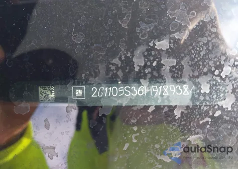 2017 Chevrolet Impala 1Lt from USA, damaged, VIN 2G1105S36H9189384